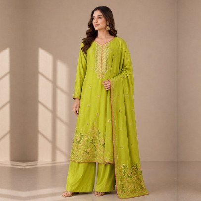 Bareeze Fully Embroidered 3 Piece Suit – Formal Wear