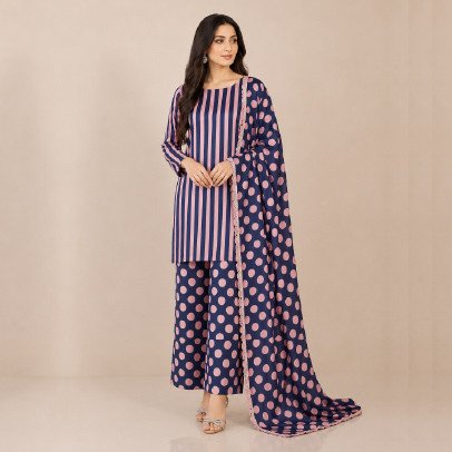 Elegant Breeze 3 Piece Lawn Suit