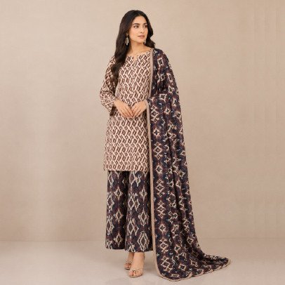 Elegant Breeze 3 Piece Lawn Suit
