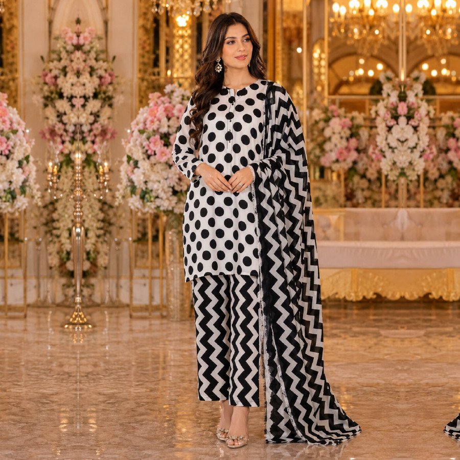Luxury Breeze 3 Piece Lawn Suit – Soft & Comfortable Everyday Wear