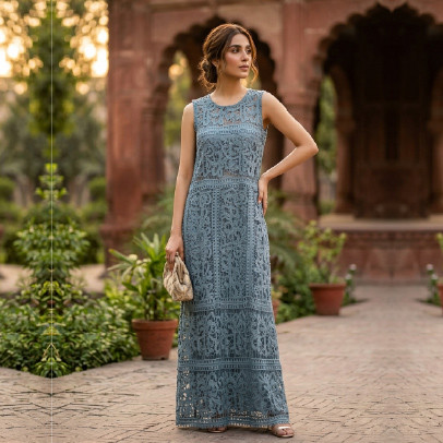 Elegant Net Shirt – 1 Piece Lightweight Formal Wear