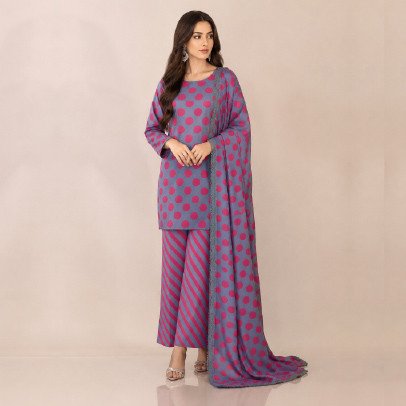 Elegant Breeze 3 Piece Lawn Suit
