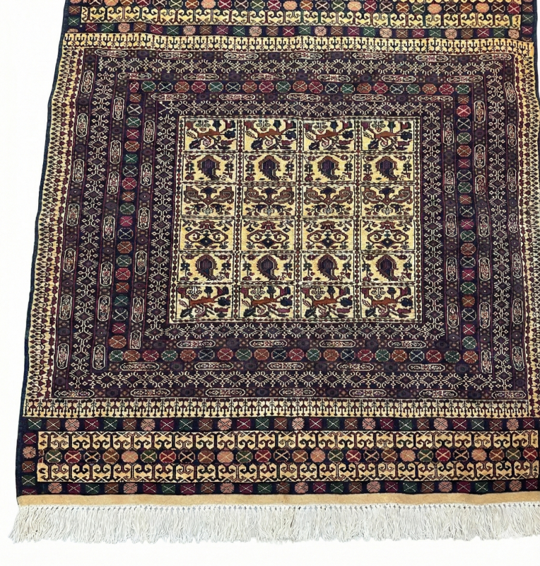 Handmade Persian Milliki Killim Wool Carpet – 6×4 ft Multi-Color Needlework Rug